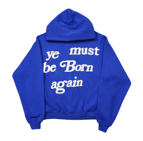 Ye Must Be Born Again Blue Hoodie