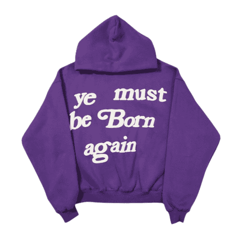 Ye Must Be Born Again Purple Hoodie