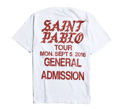 Pablo Tour White Shirt